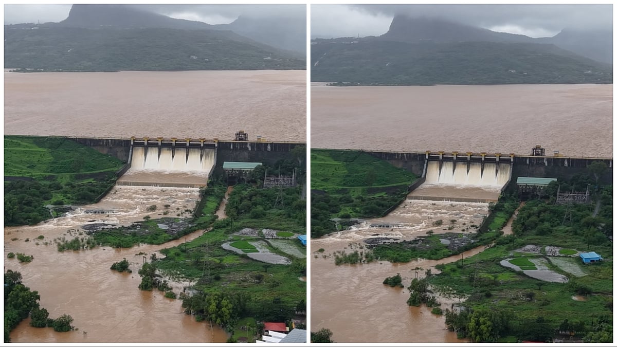 Pune VIDEO: Pawana Dam Almost Full, Exclusive Drone Footage Captures Massive 7,000-Cusec Water Release