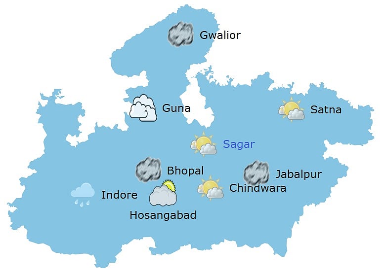 Weather in Madhya Pradesh at 10:20 am