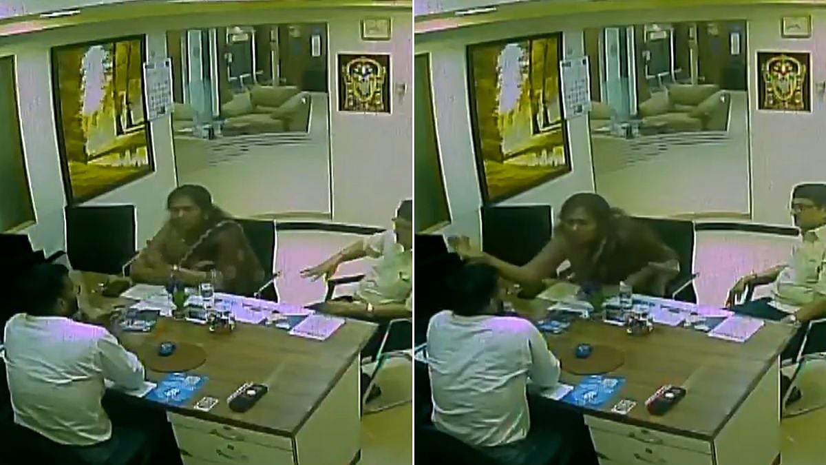 Tamil Nadu: Ex-Union Minister M K Alagiri's Daughter Booked For Allegedly Slapping SBI Manager In Chennai | VIDEO