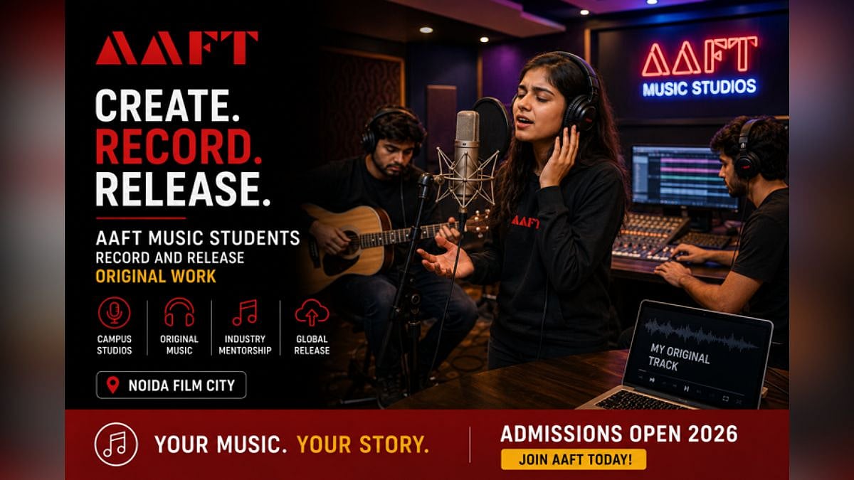 AAFT Music Students Record And Release Original Work From Campus Studios In Noida Film City