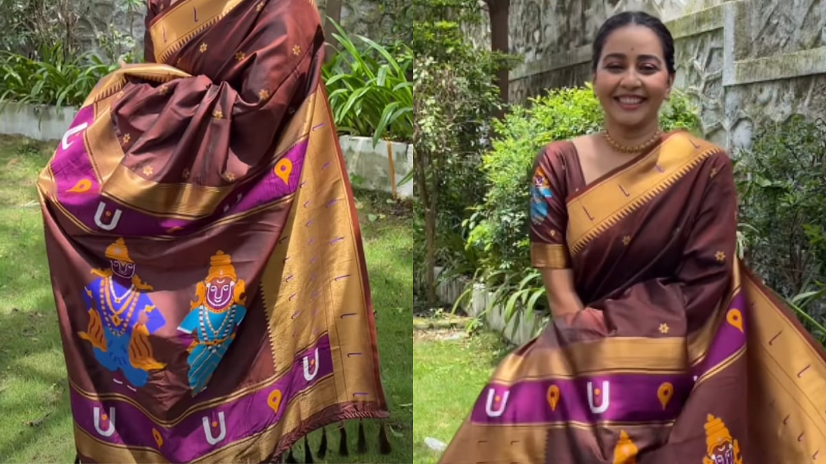 WATCH: Marathi Actress Celebrates Ashadhi Ekadashi In Exquisite Vitthal-Rukmini Paithani Saree; Devotional Look Wins Hearts