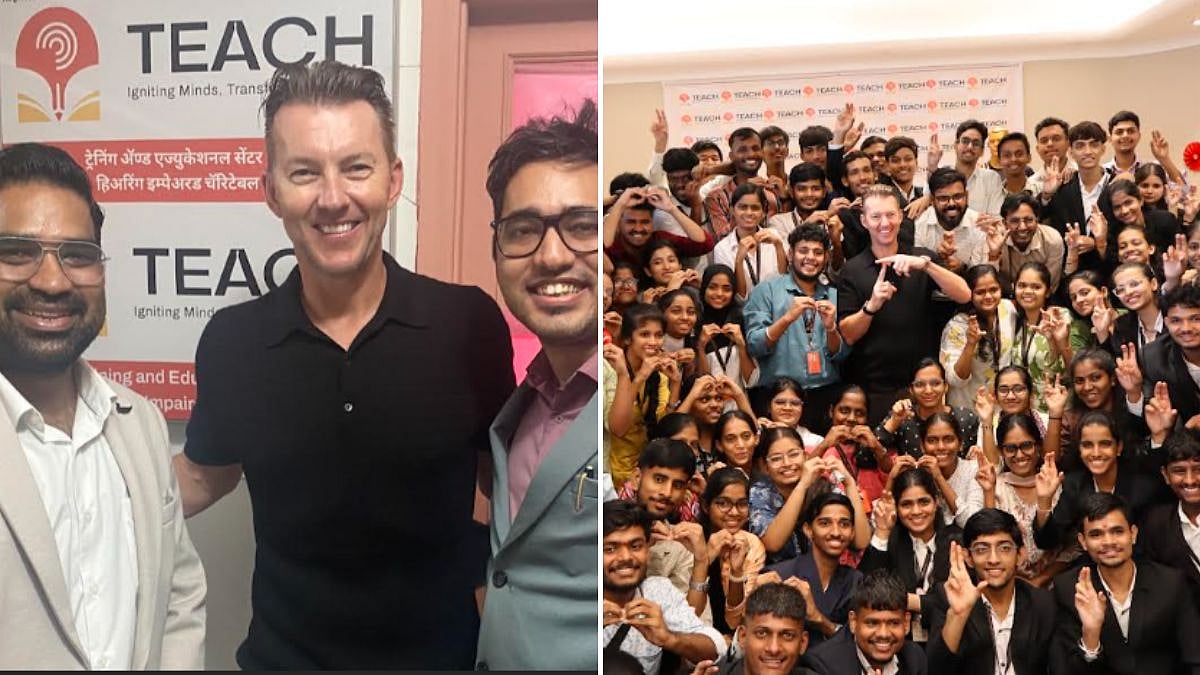 Brett Lee Visits Mumbai's TEACH Institute, Backs Higher Education And Jobs For Deaf And Hard Of Hearing Youth