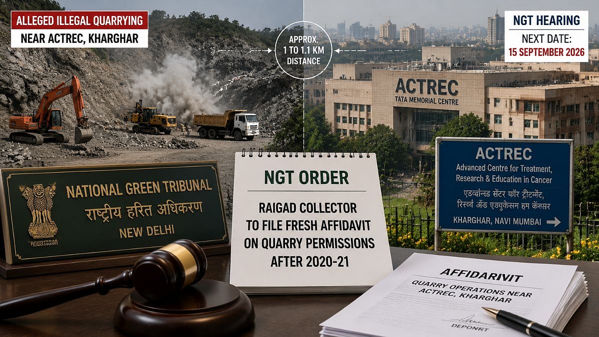 NGT Seeks Fresh Affidavit From Raigad Collector On Quarrying Near ACTREC, Kharghar