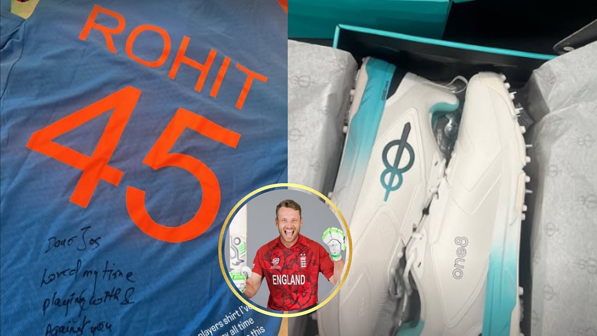Jos Buttler Receives Special Gifts From Rohit Sharma & Virat Kohli After IND vs ENG Series 