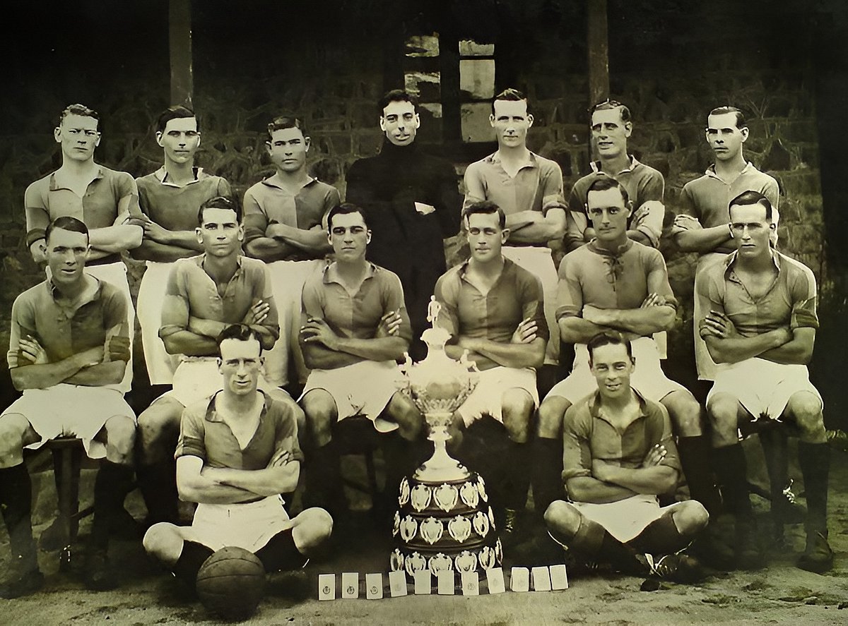A Rovers Cup-winning British regimental team