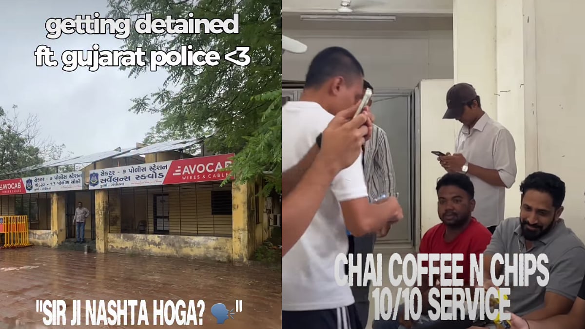 'Sir Ji, Nashta Hoga?': Detained Students Call Gujarat Police's Hospitality '10/10 Service' After Being Served Tea, Snacks And Lunch; Video Goes Viral