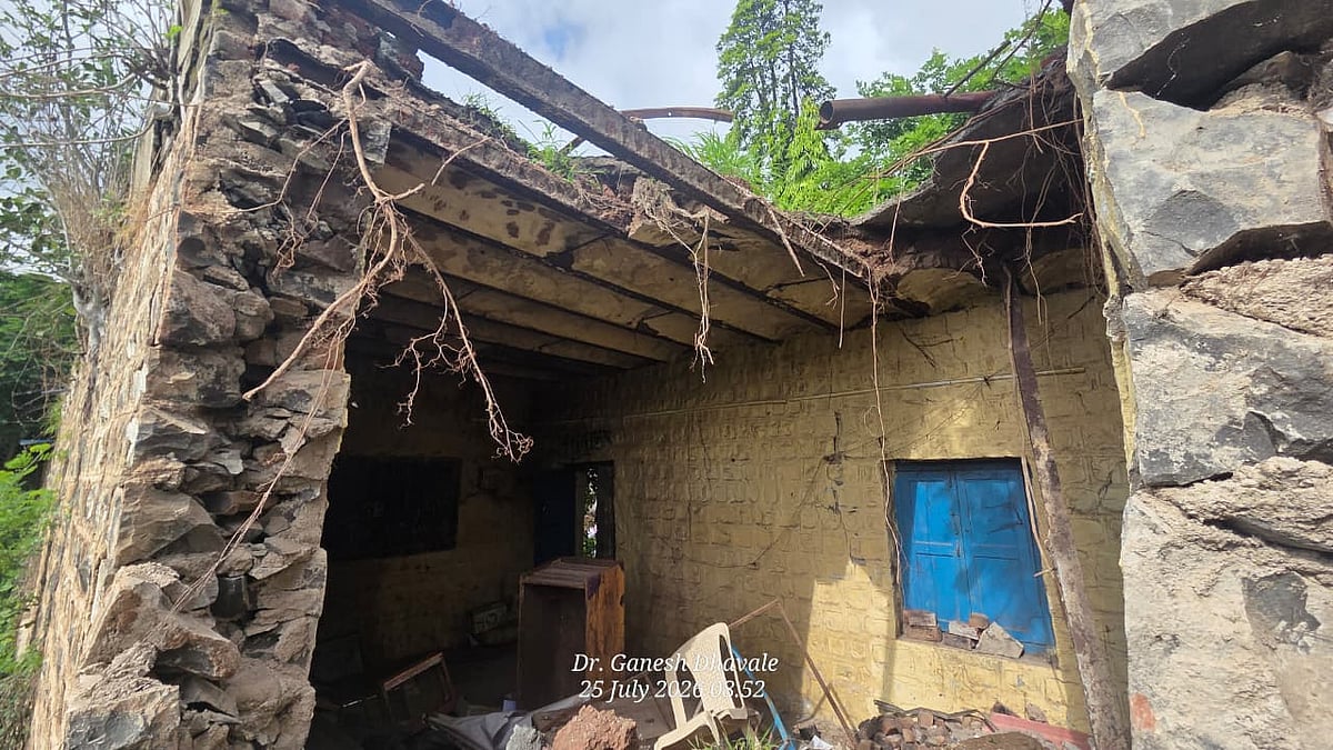 Dilapidated Zilla Parishad School Classroom Collapses In Beed