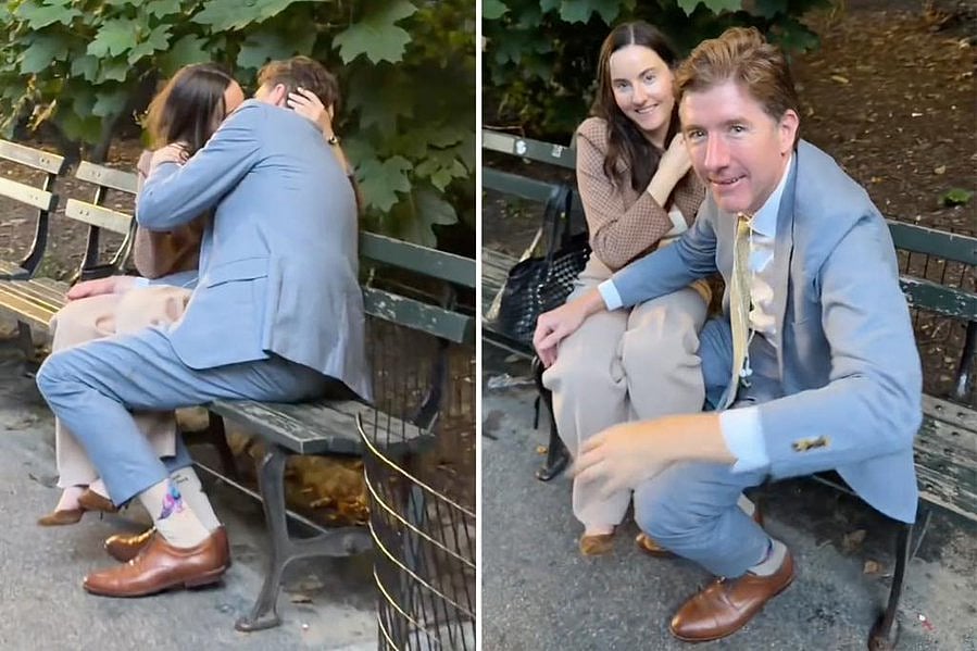 'Get A Room': New York Lawyers Caught Kissing In Central Park, Viral Video Draws Comparison To Coldplay Cheating Row - WATCH 