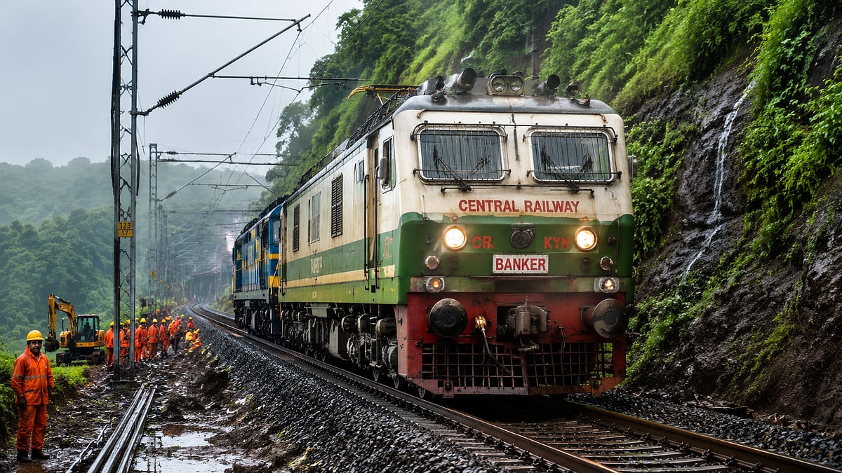 Central Railway Restores 3rd Up Line Between Khandala And Monkey Hill Ahead Of Schedule