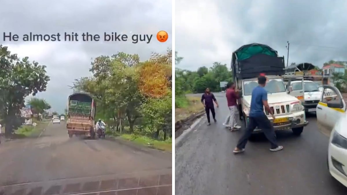 VIDEO: Pickup Truck Seen Swerving Across Malshej Ghat; Reckless Driver Caught, Handed Over To Cops By Motorists After Dangerous Chase