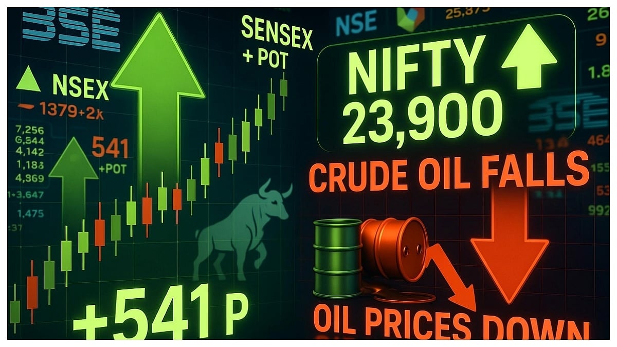 Sensex Jumps 541 Points, Nifty Tops 23,900 As Crude Oil Prices Tumble