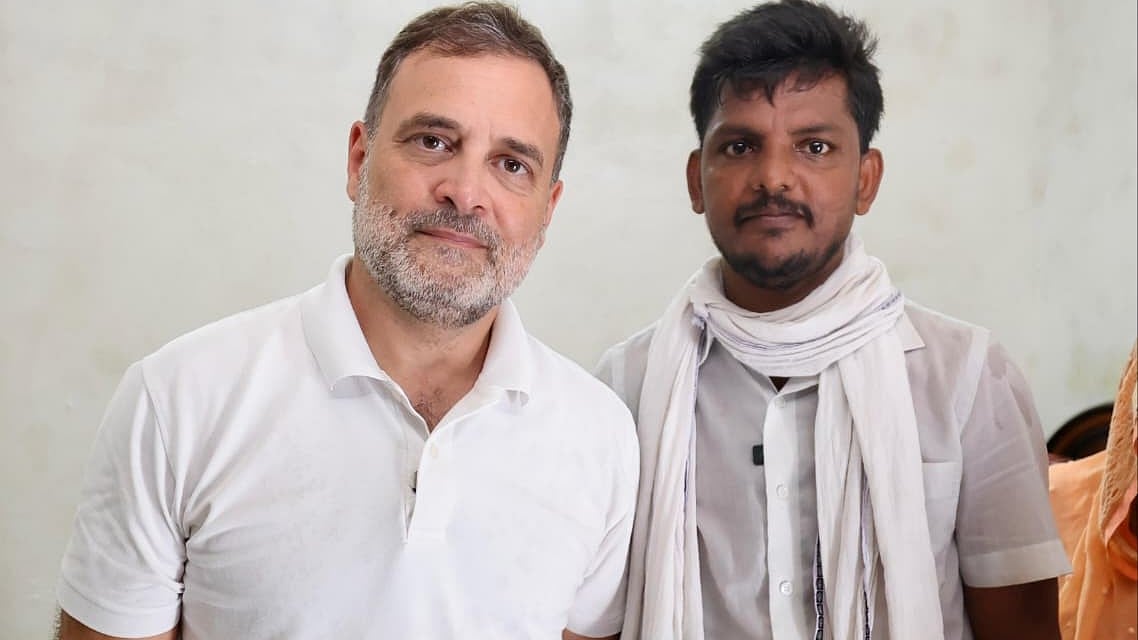Rahul Gandhi Meets Viral Labourer Mohammad Irfan, Hails Voices Of India's Marginalised Youth - VIDEO