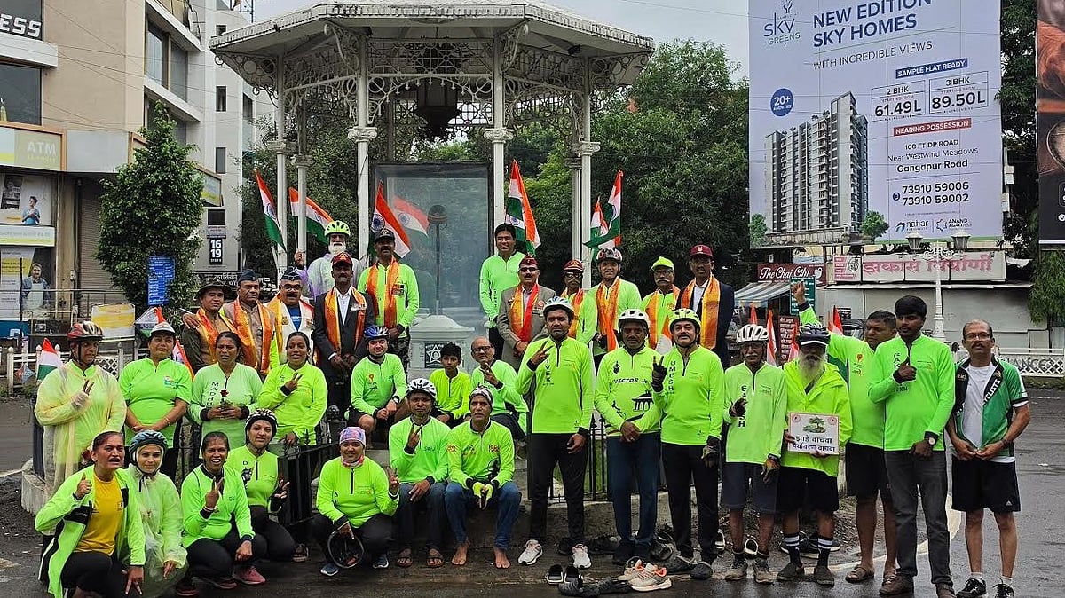 Nashik: Cyclists Foundation Marks Kargil Vijay Diwas With Patriotic Cycle Ride, Honours Veterans