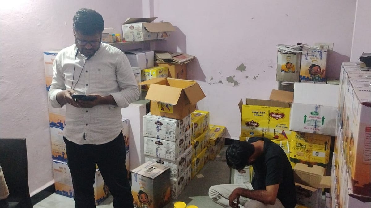 Food Safety Team Seizes ₹12.21 Lakh Worth Suspected Ghee, Shuts Illegal Unit In Indore