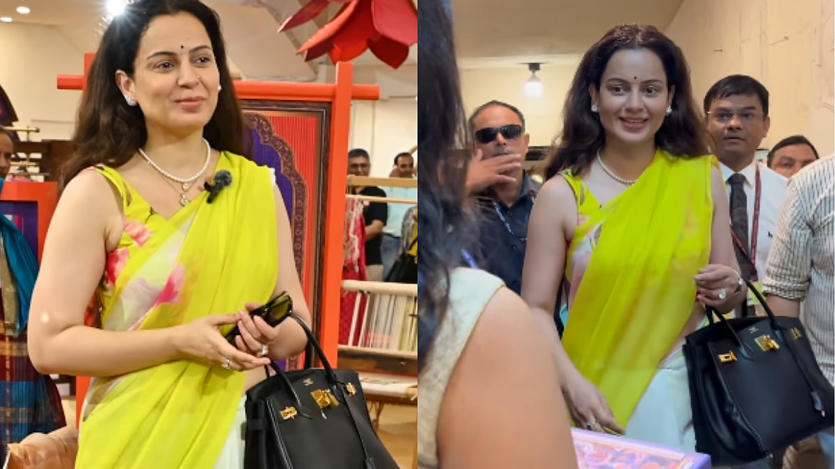 Kangana Ranaut Reveals The Secret Behind Her Iconic Saree Collection Is Regional Indian Weavers; Actress & BJP MP Celebrates Handloom Heritage In New Delhi