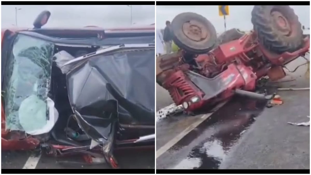 Pune: Three Injured After Speeding Brezza Rams Tractor-Trolley On Ambodi Flyover