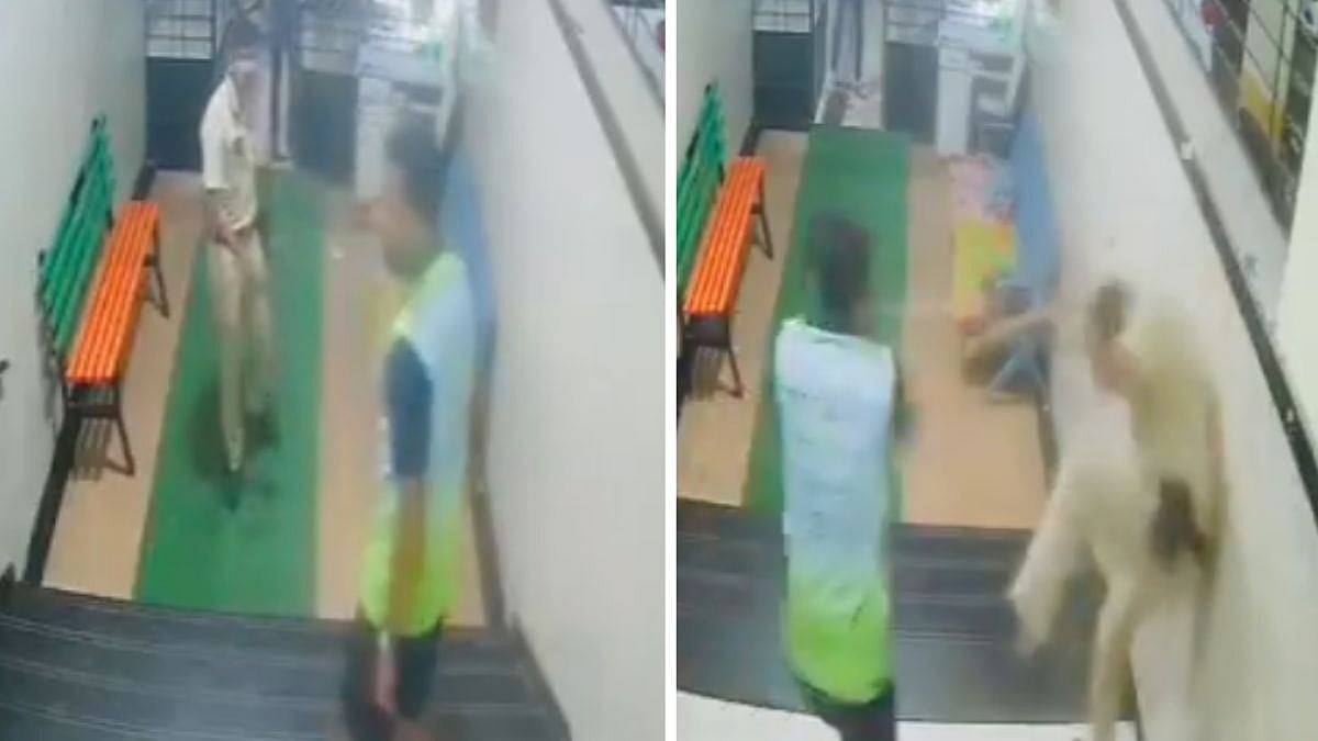 Caught On Camera: 'Drunk' Man Attacks On-Duty Police Constable In Kalyan; Arrested