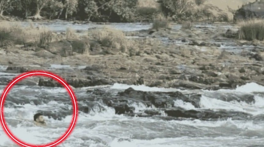 30-Year-Old Indore Man Swept Away In Narmada At Maheshwar; Helpless Family Watches Him Struggle In High Currents| VIDEO
