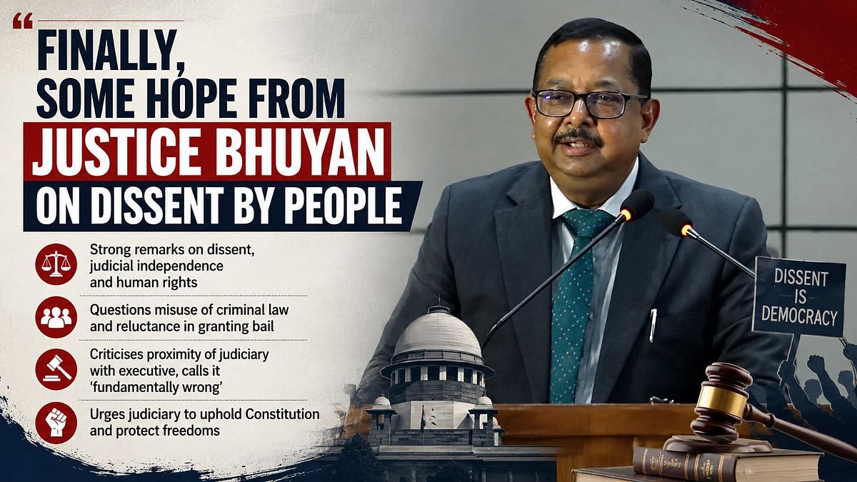 Finally, Some Hope From Justice Bhuyan On Dissent By People