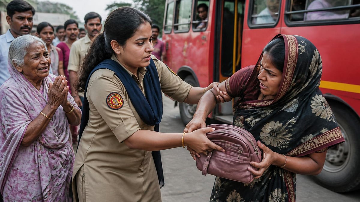 Beed: Woman MSRTC Conductor Chases Thief, Recovers Stolen Gold Jewellery