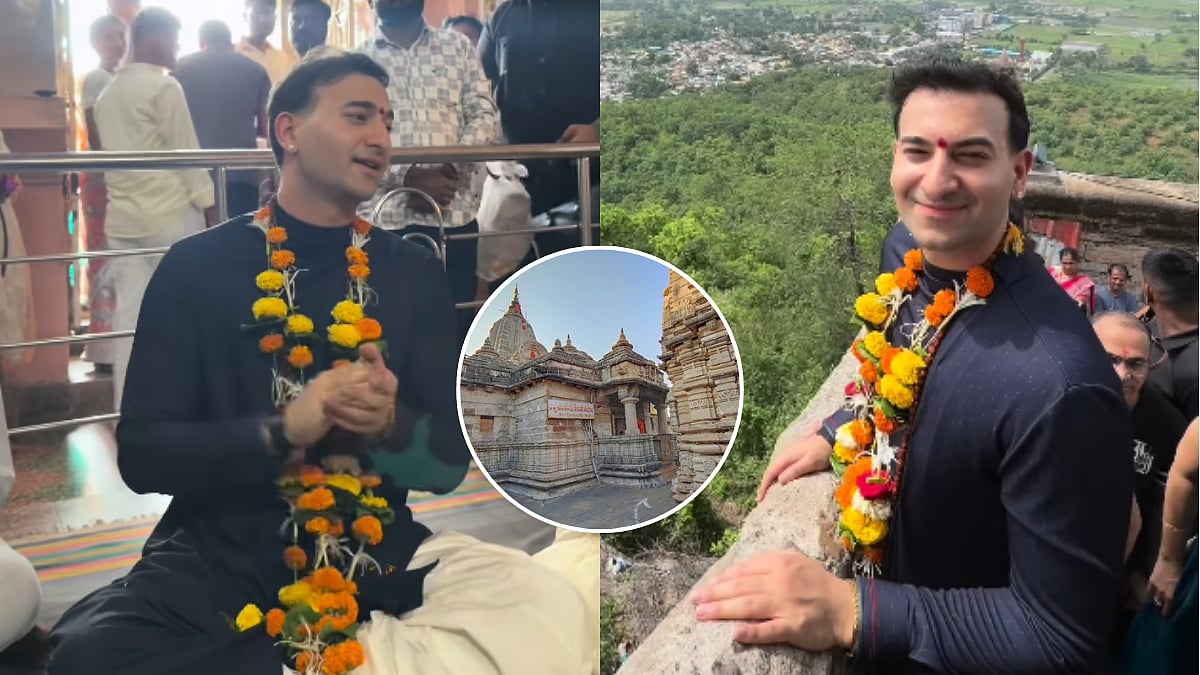 Sitarist Rishab Sharma Visits Maharashtra's Ramtek Temple Days After Performing At Ranbir Kapoor's Ramayana Launch