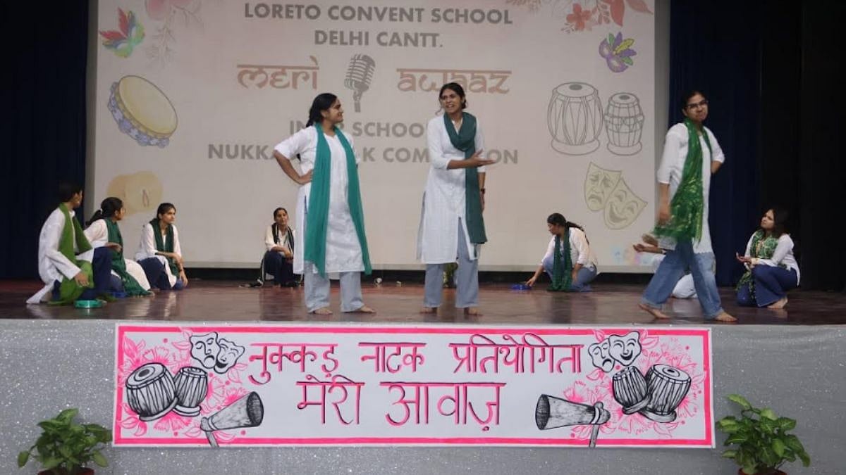 Loreto Convent's 'Meri Awaaz' Inter-School Nukkad Natak Competition Promotes Social Awareness