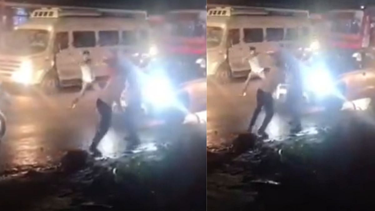 Viral Video: Drivers Clash On Pune Highway Near Navale Bridge, Traffic Briefly Disrupted