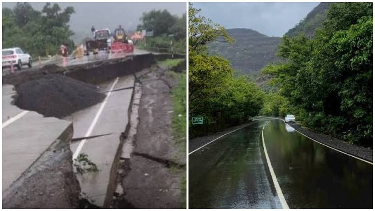 Pune: Malshej Ghat Shut After Road Collapse; Dive Ghat Closed Amid Heavy Rain