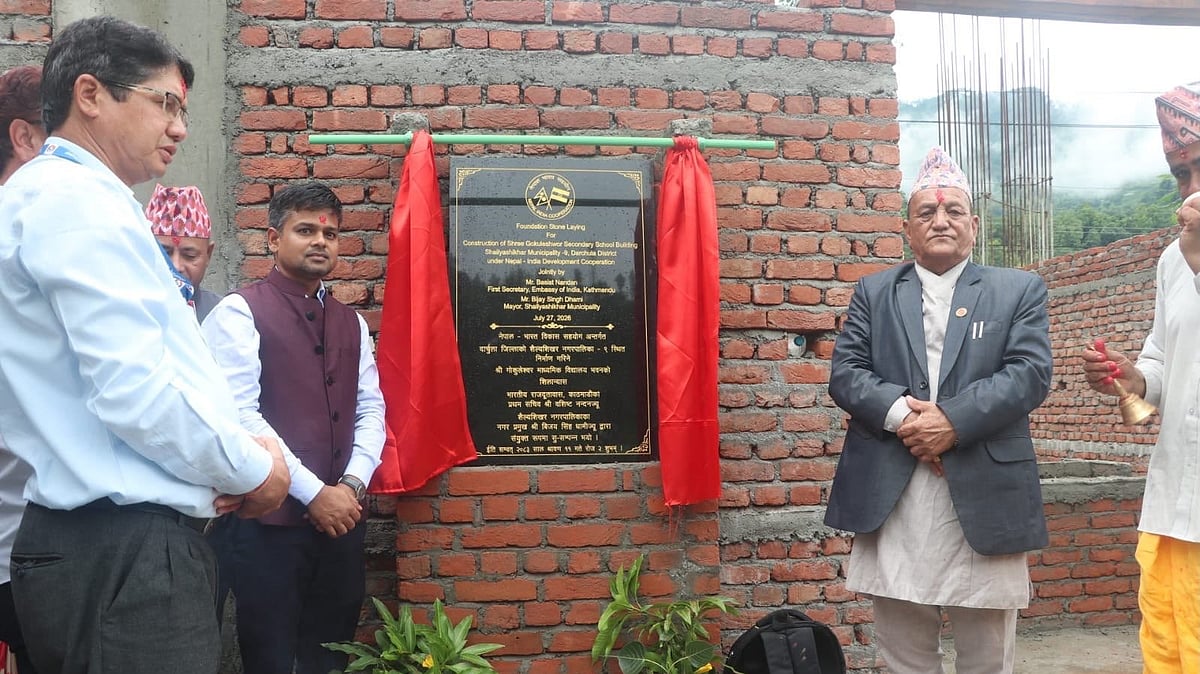 India Backs Construction Of Secondary School Building In Remote Western Nepal With NPR 75 Million Grant
