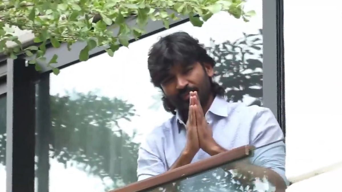 Dhanush's Birthday Celebration Delights Fans As Actor Steps Out To Meet & Thank Well-Wishers In Chennai | Video