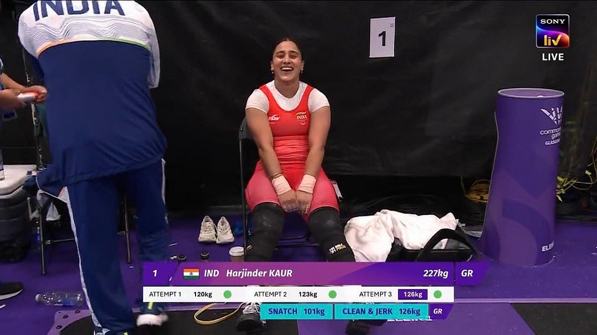 CWG 2026: Indian Lifter Harjinder Kaur Wins Silver Medal In Women's 69kg Weightlifting