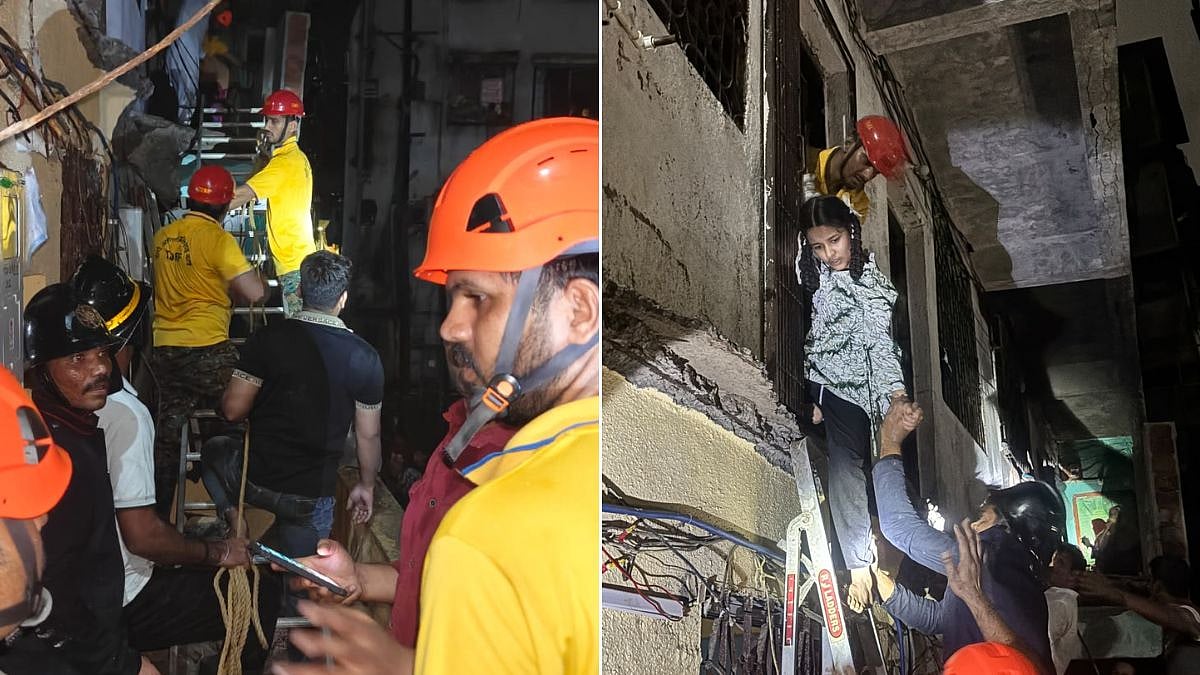 Thane Building Collapse Tragedy: 13-Year-Old Girl Dies As Gallery Slab Crashes In Mumbra, 5 Rescued From Debris