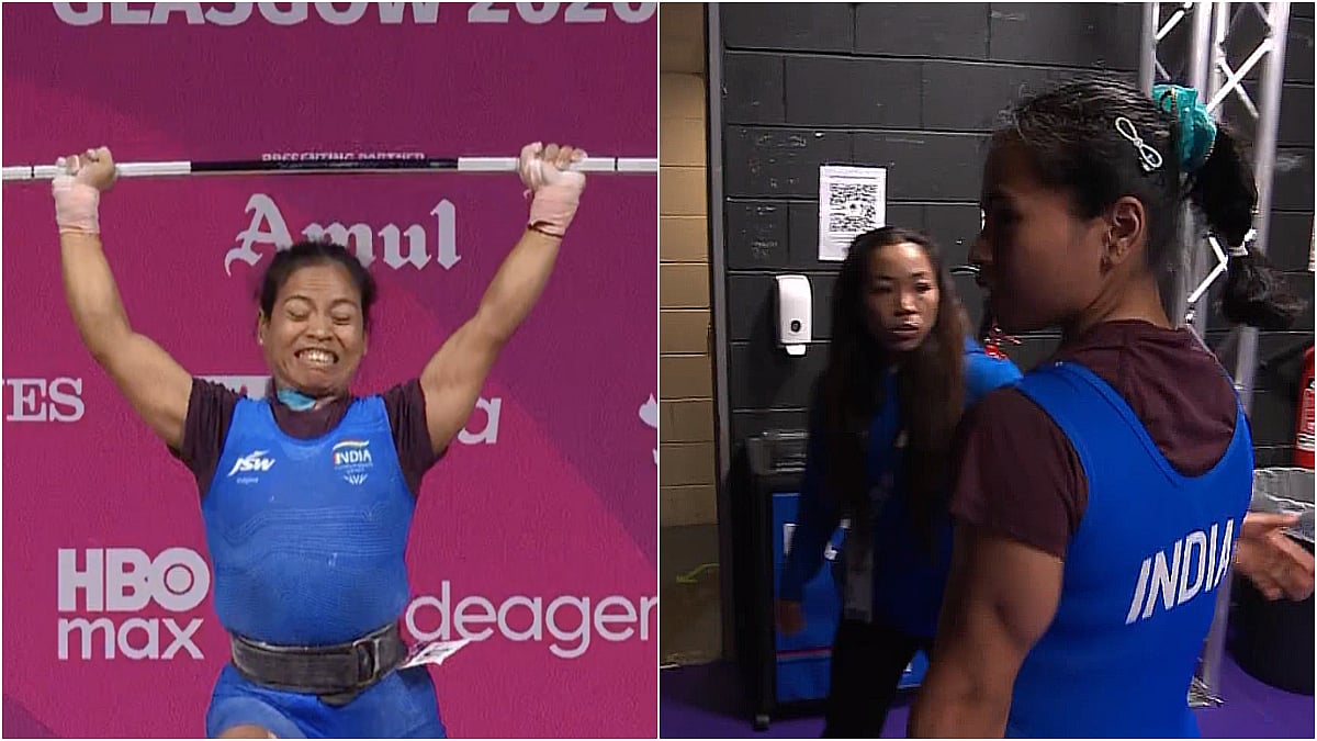 CWG 2026: Mirabai Chanu Mentors Nirupama Devi Despite Heartbreaking Finish In Women's 53-kg Weightlifting