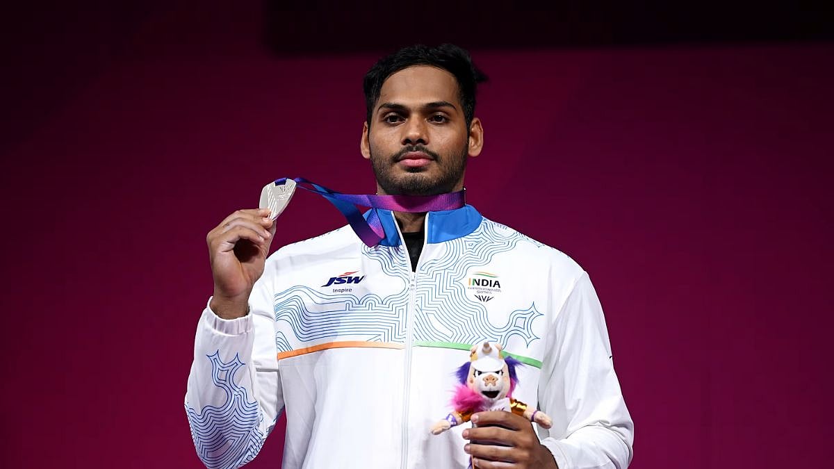 CWG 2026: India's Valluri Ajaya Babu Wins Silver In Men's 79kg Weightlifting, Misses Gold By Just 1kg After Record Snatch | Video