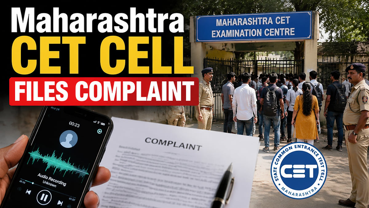 MHT CET Row: CET Cell Files Police Complaint Over ₹12 Lakh 'Special Centre' Audio Clip