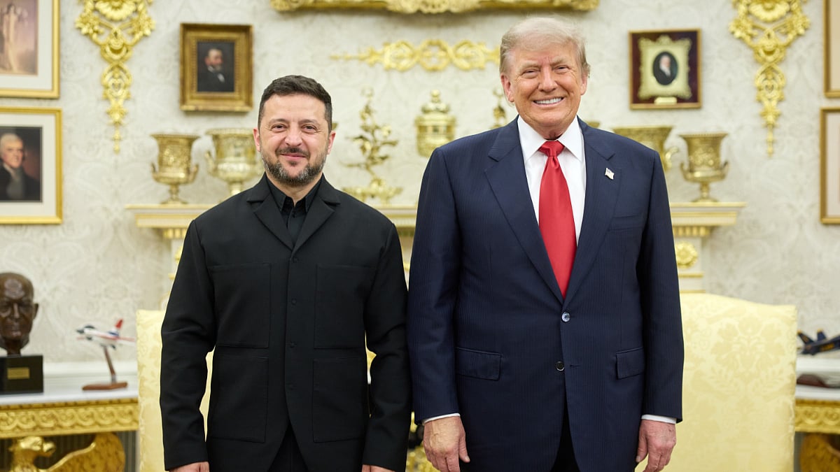 Donald Trump Hosts Zelenskyy At White House Ahead Of Graham's Funeral, Ukraine Cooperation In Focus