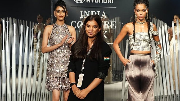 'Loving Your Country...': Designer Rimzim Dadu Flaunts Indian Flag During Her Delhi Fashion Showcase, Speaks On Gen-Z Protest