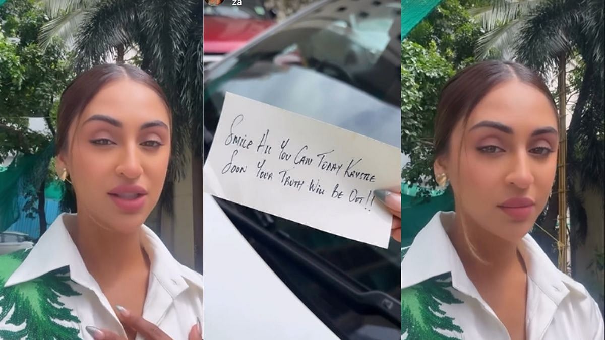 'Should I Be Worried?': Krystle Dsouza Receives Cryptic Note Saying 'Soon Your Truth Will Be Out'- VIDEO