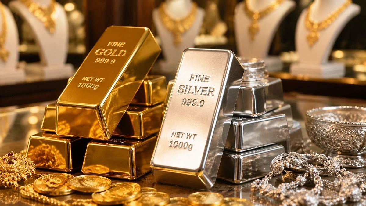 Gold Steady At ₹1.47 Lakh Per 10 Grams In Delhi, Silver Rises ₹500 Ahead Of US Fed Policy Decision