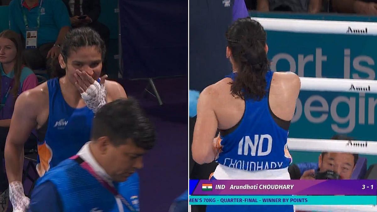 India's Arundhati Choudhary Seals Another Boxing Medal At CWG 2026 Amid 'Bharat Mata Ki Jai' Chants