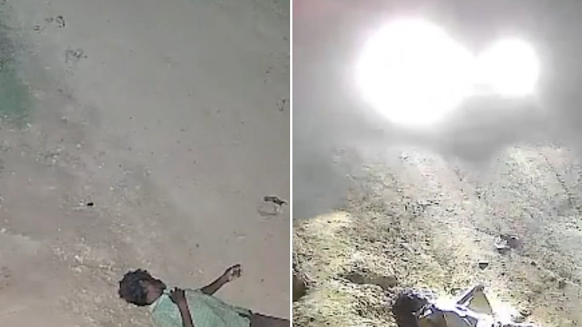 Caught On Camera: Car Runs Over Sleeping Labourer In UP's Mainpuri, Driver Absconds