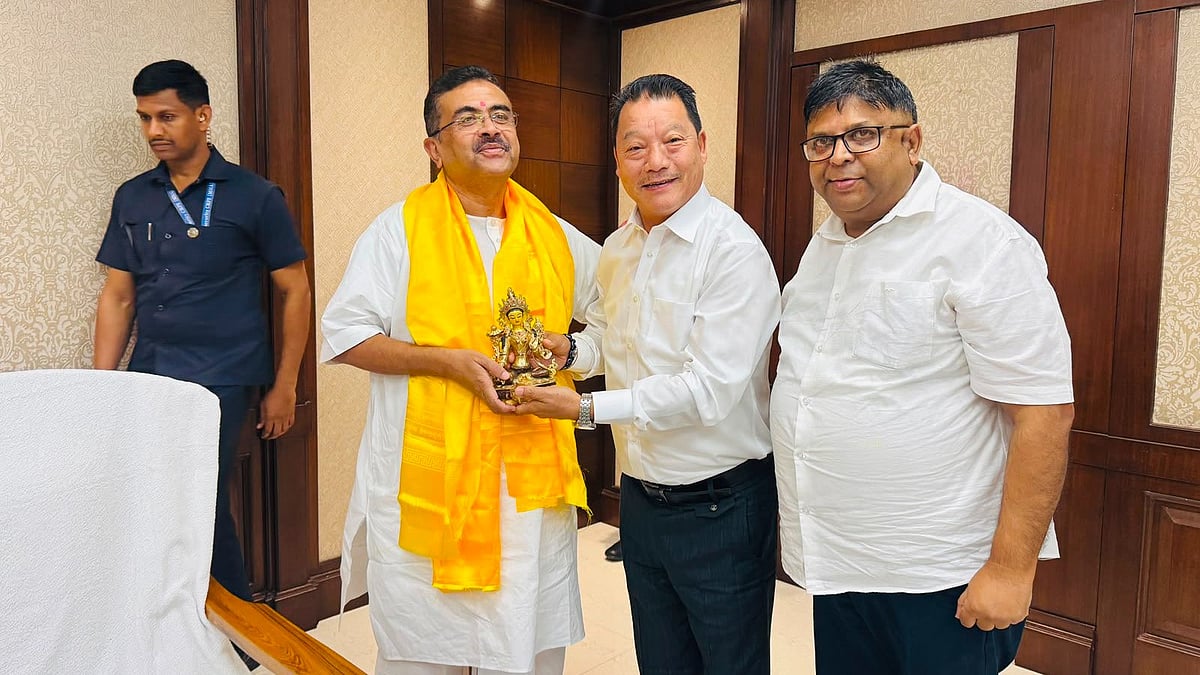 GJM Leaders Meet Suvendu Adhikari, Discuss Gorkhaland Dialogue & Darjeeling Hill Development