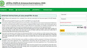 Rajasthan JET 2026 results declared; candidates download scorecards and await counselling schedule