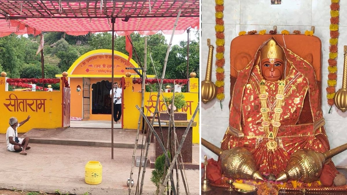 Thieves Steal Valuables Worth ₹1.25 Lakh From Newly Built Balaji Temple In MP's Chhatarpur