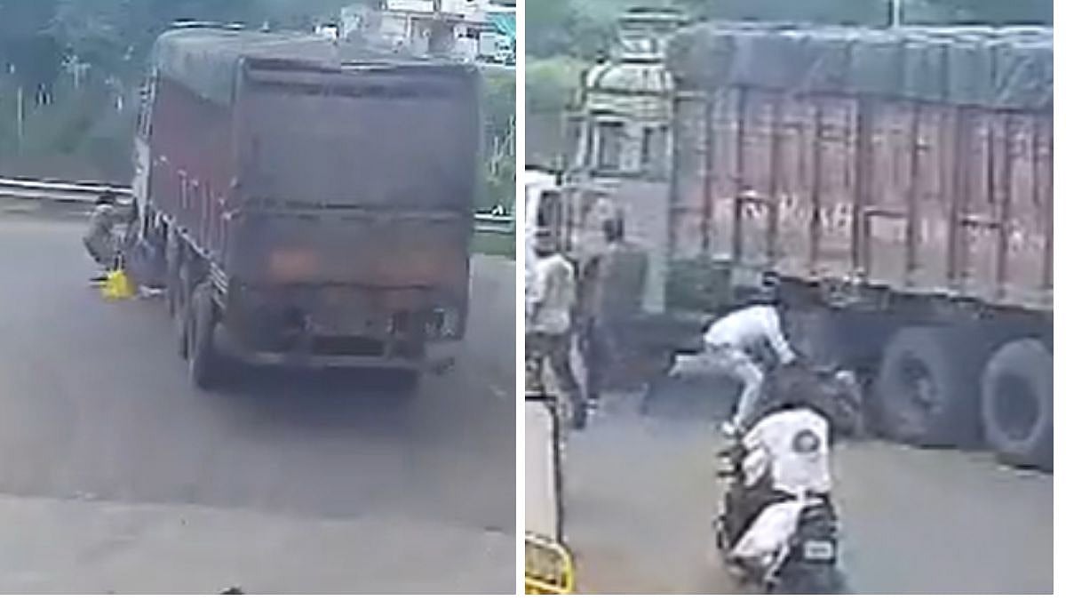 Video: Woman Run Over By Truck Days After 2 Brothers Were Killed At Same Spot In Baramati