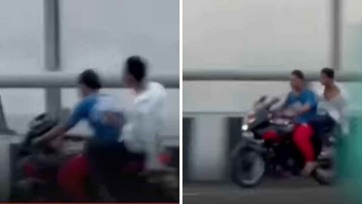 Atal Setu Bike Viral Video: Duo Spotted Enjoying High-Speed Joyride On Wrong Side Of Mumbai Trans Harbour Link Despite Two-Wheeler Ban