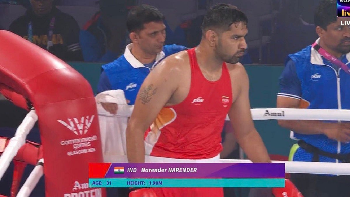 CWG 2026: India Confirms 9th Boxing Medal As Indian boxer Narender Berwal Qualifies To 90kg Semifinals
