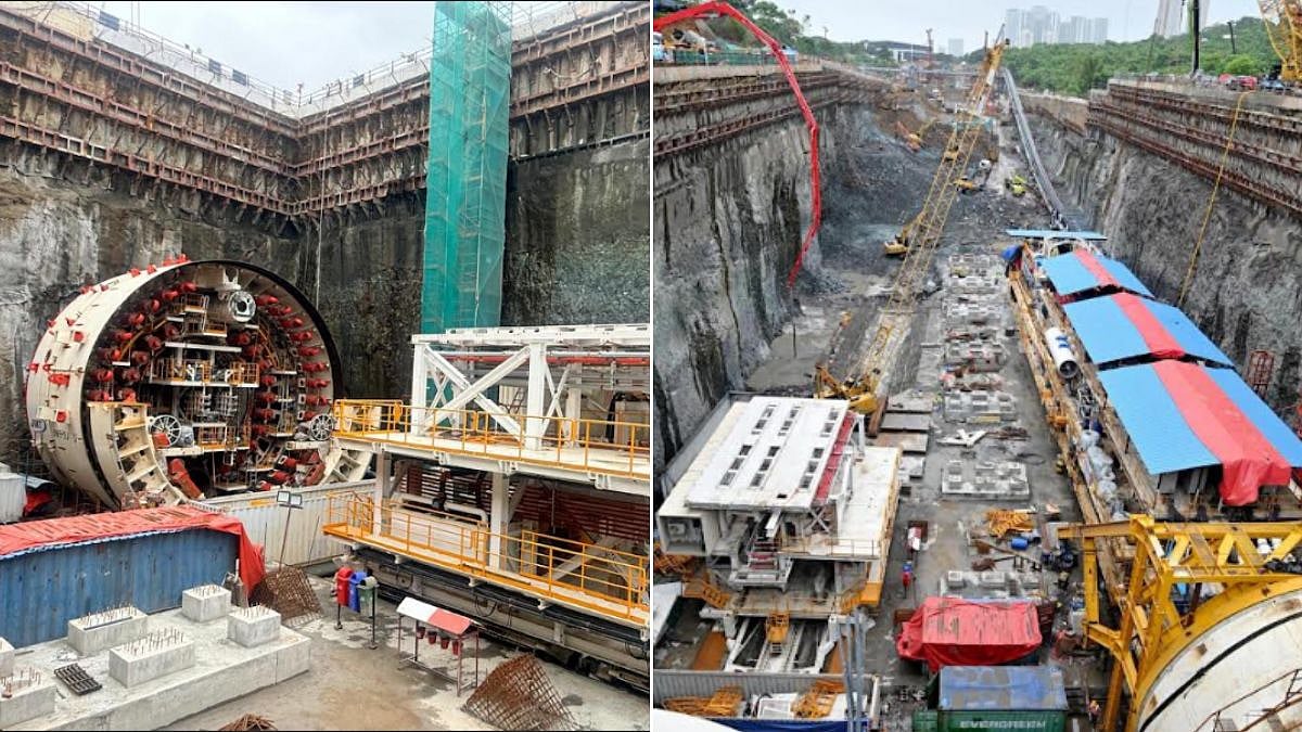 Mumbai's Goregaon-Mulund Link Road Project Reaches Major Milestone As First TBM Ready For Twin Tunnel Excavation