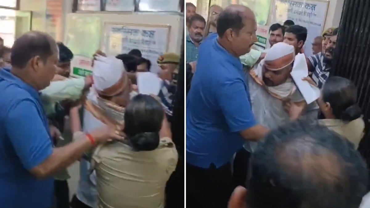 Video: Gorakhpur Constable Accused Of Kidnapping & Murdering 10-Year-Old Girl Thrashed During Medical Examination