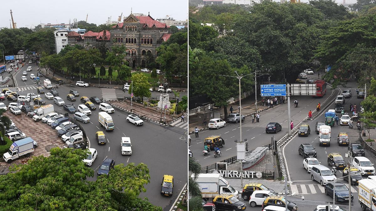 View of the Regal junction at Colaba